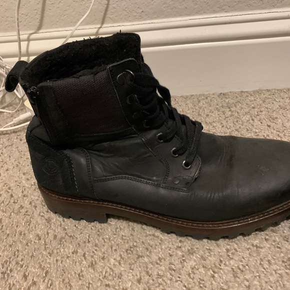 Black Steve Madden men’s boots size 11 US - Picture 2 of 4